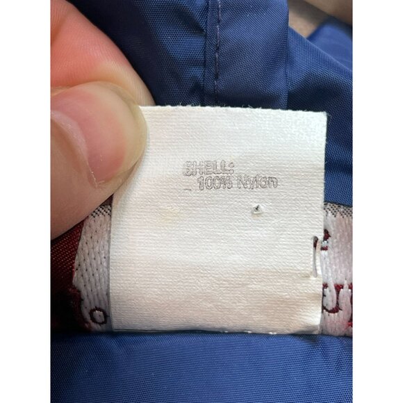 Jos. A. Bank Men's Nylon Packable Waterproof Hooded Jacket Sz M Blue Long Sleeve - Picture 5 of 13